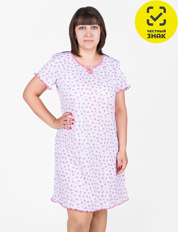 116 Ночная сорочка "Бабочка" (р.50)