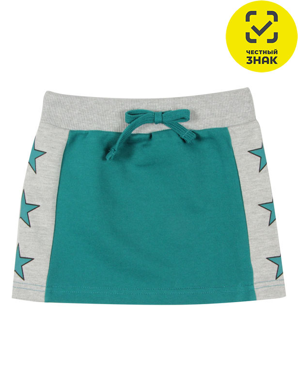 CWK 7920 (242) Юбка для девочки морская волна (122)-64 ВГ