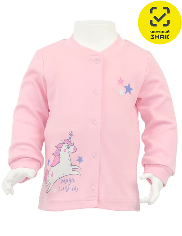 CWB 62522 (248) Кофточка ясельная св.розовый (062)-40 ВГ