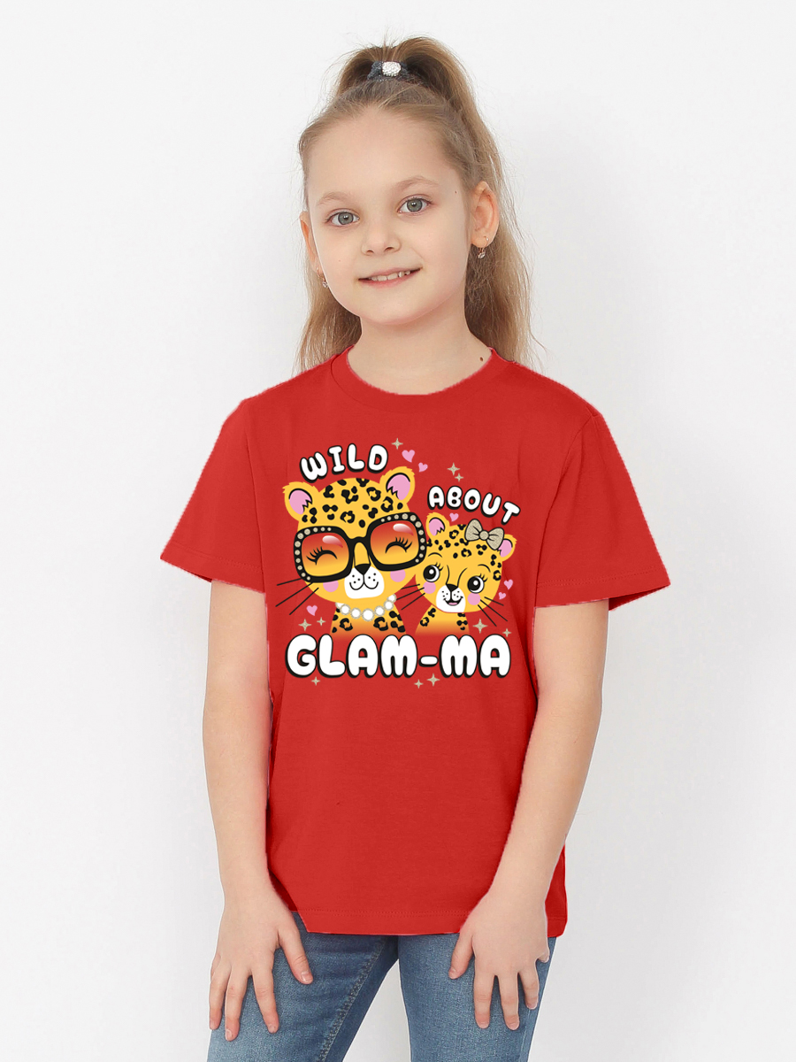 CSKG 64277-26K Футболка для девочки (Красный (098)-56)