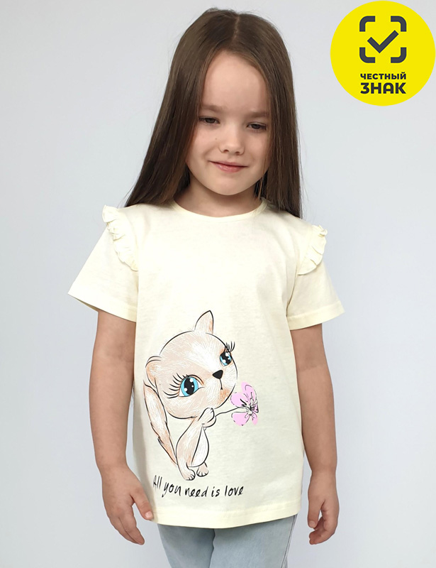 3-42-1 Фуфайка для девочки (92-52)