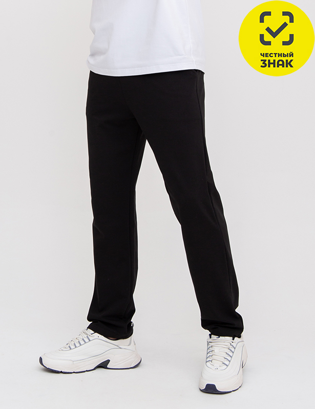 1592 Брюки мужские (р 58) Черный 