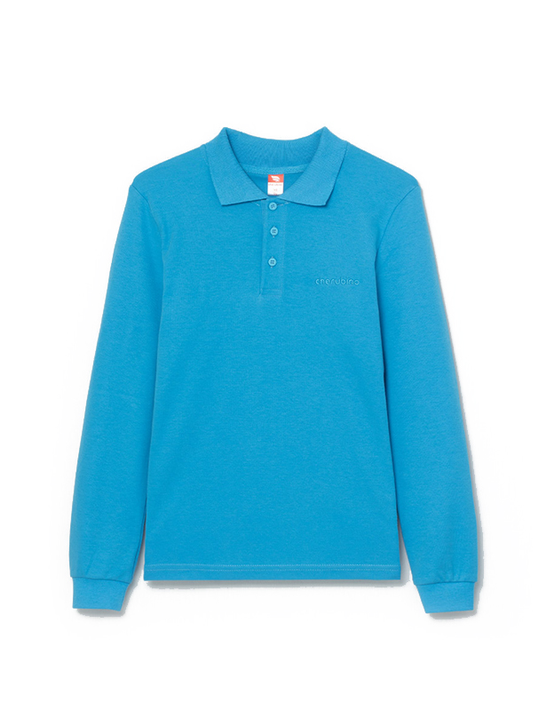 CWJB 63159-43 Рубашка-поло для мальчика (Голубой (146)-76)