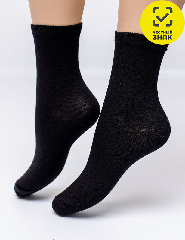 Ф-Т416 Носки подростковые черный р.18