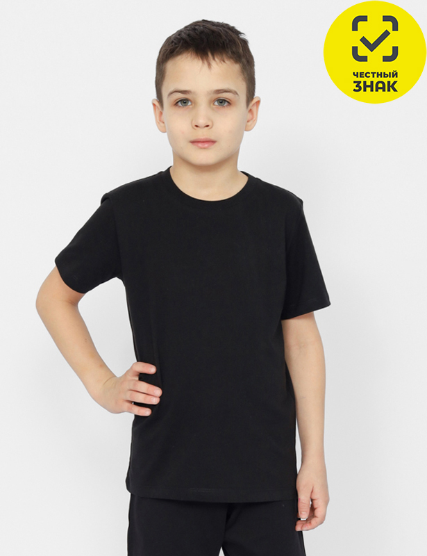 CAJB 62857-22 Футболка детская (Черный (140)-72)