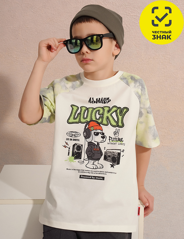 CLE Футболка мал. 867360/14кд_п (молочный; 116-60)