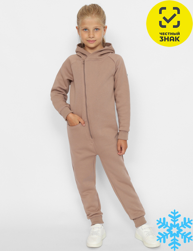 CWJG 90224-31 Комбинезон для девочки (Бежевый (152)-80)