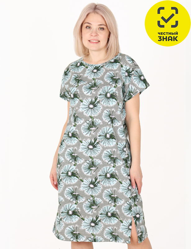 Туника Моника Х-438, р.50, разноцветный, кулирка