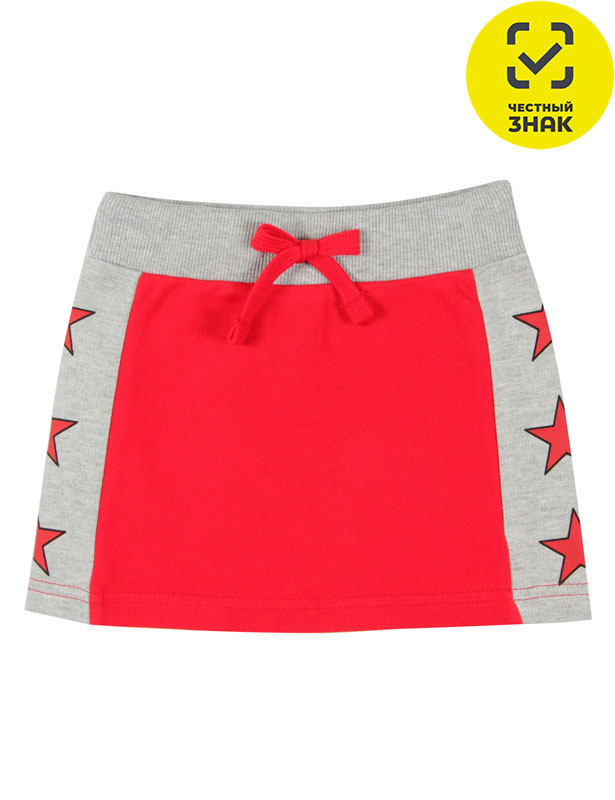 CWK 7920 (242) Юбка для девочки красный (098)-56 ВГ