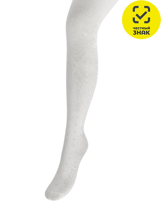ДК3-13485Д Колготки (104-110, Белый Оптик)