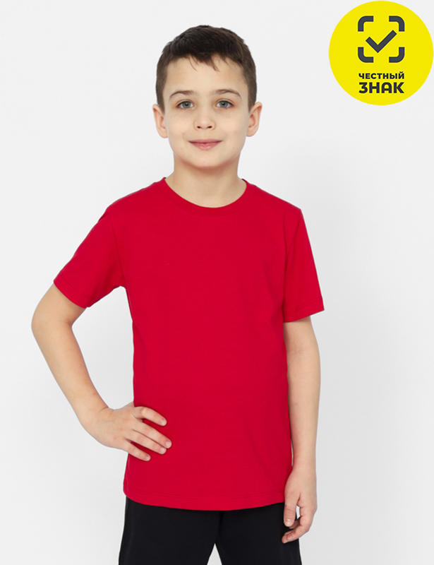 CAKB 62854-26 Футболка детская (Красный (110)-60)
