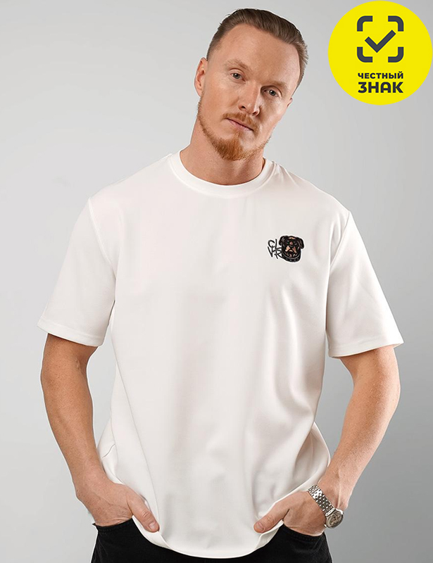 CLE Футболка муж. 562603/05тдф (молочный; 56)