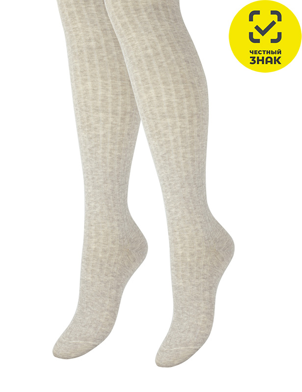 ДК3-13827Д Колготки (122-128, Бежевый Меланж, (1071))