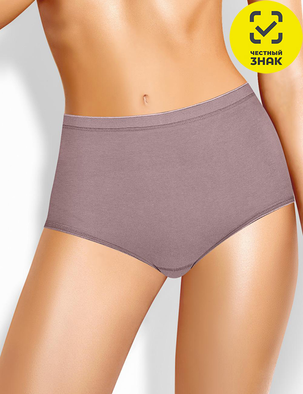 CLE U001 Трусы жен.макси (кофейный; 56)