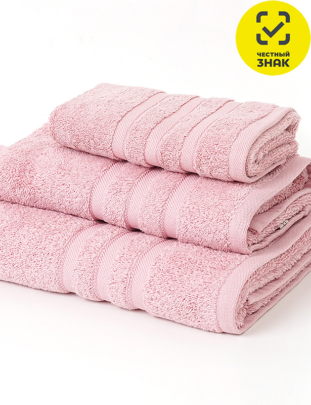 CLE Пол.мах. L019 50х90 550г/м (св.розовый; -)