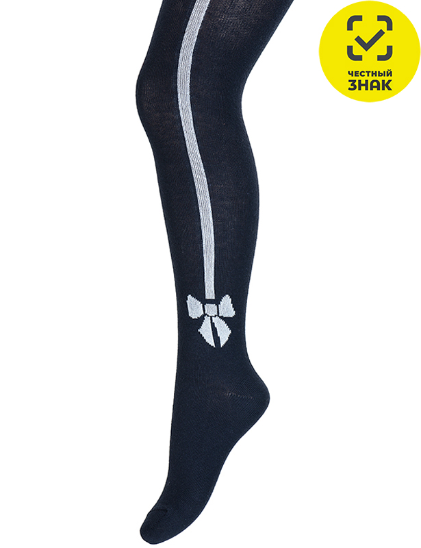 K1D46 синий-3-1 р-р140-146 Колготки детские