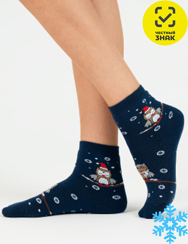 Детские носки С 618 (16-18, Синий)