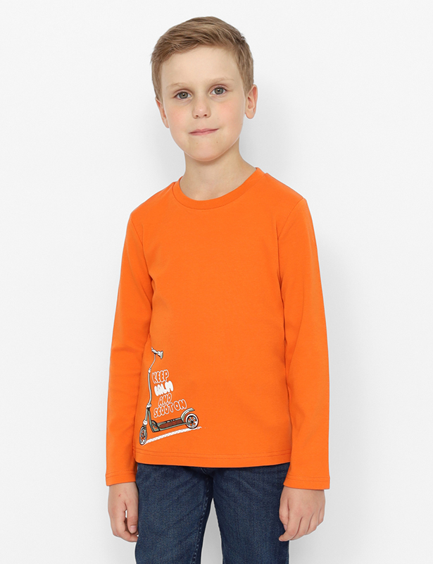 CWKB 63675-29-384 Джемпер для мальчика (Оранжевый (122)-64)