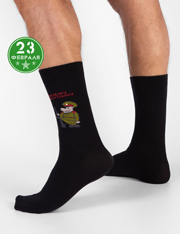 С2070 носки мужские (25, Черный)