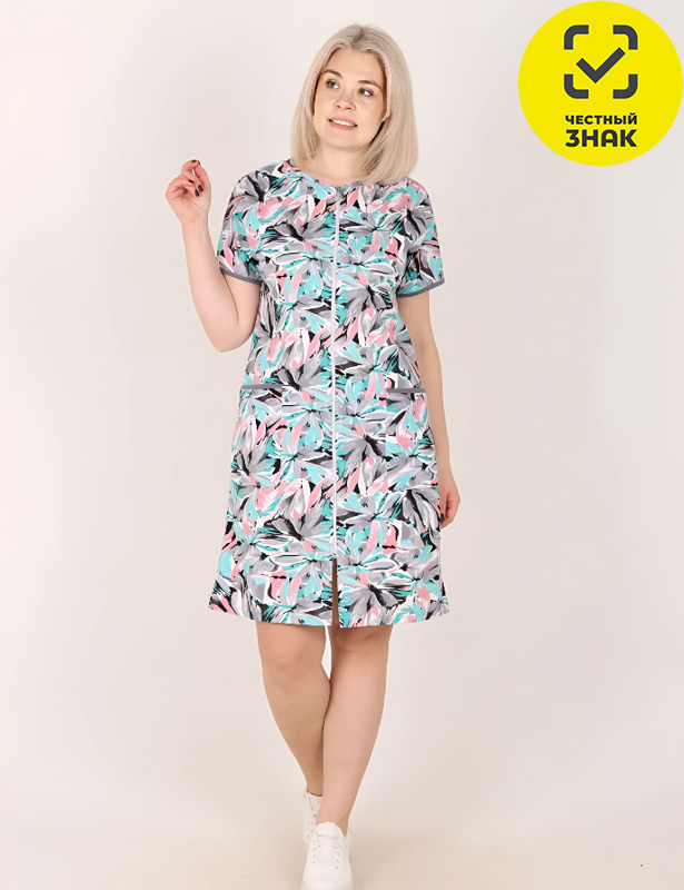 Халат Ламель Х-429 кулирка, размер 56