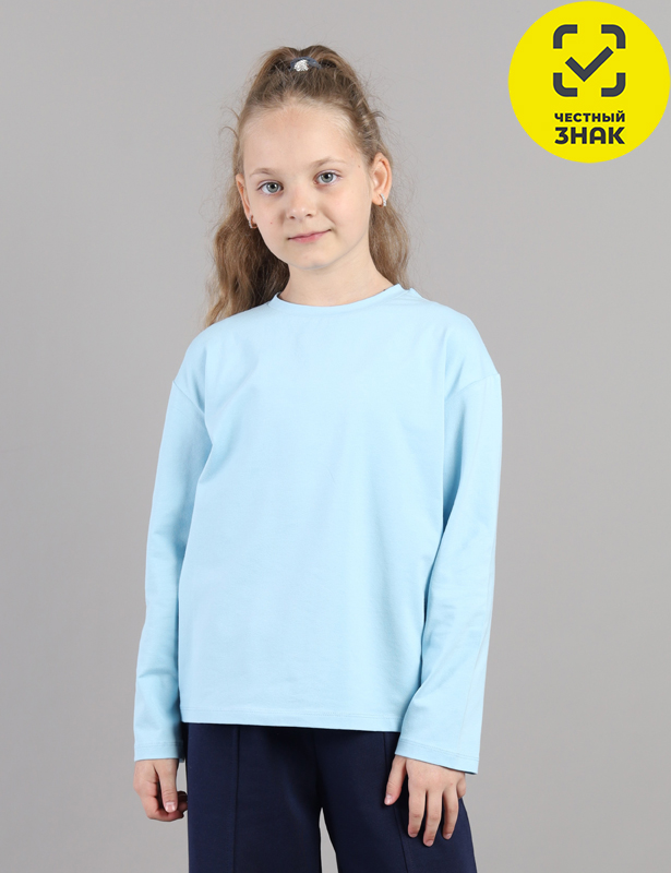 CWJG 64179-43K Джемпер для девочки (Голубой (146)-76)