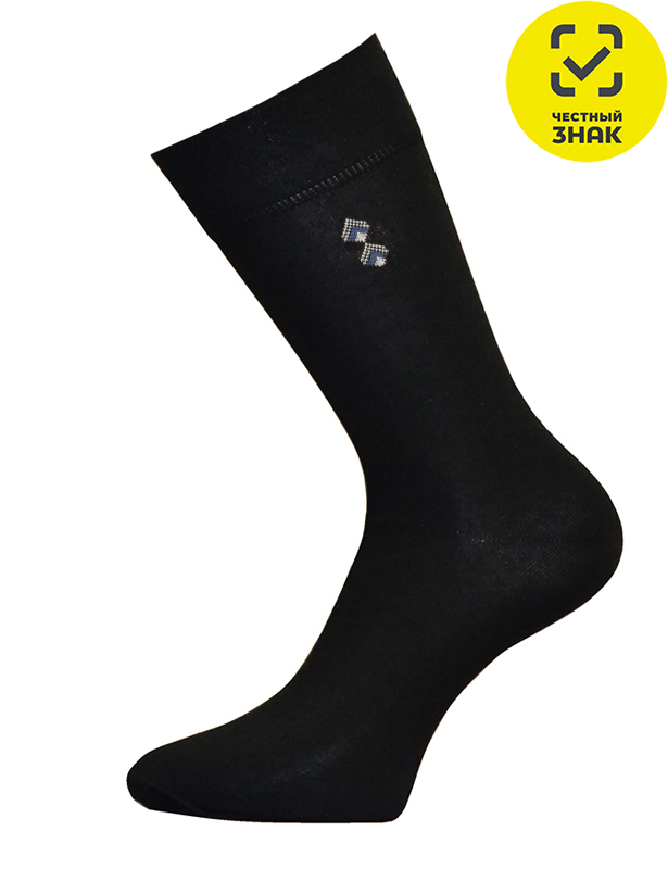 Носки мужские арт 35И р-р 29 цвет ЧЕРНЫЙ