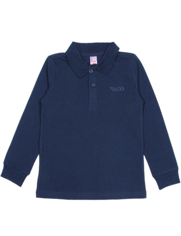 CAK 61927 Рубашка-поло для мальчика т.синий (092)-52 ВГ