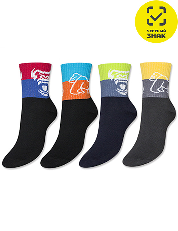 Носки детские арт 177И р-р 20 цвет РАЗНОЦВЕТНЫЙ