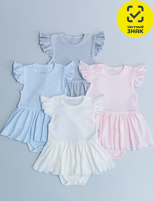 Боди-платье Р74сер КЛ.290.050.0.0.044Р74сер