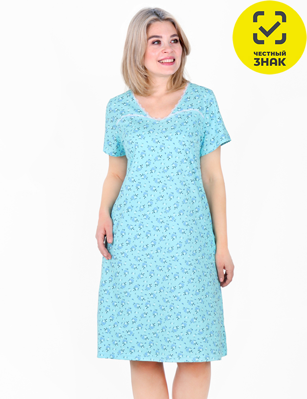 Сорочка Индира С-244, размер 56, кулирка